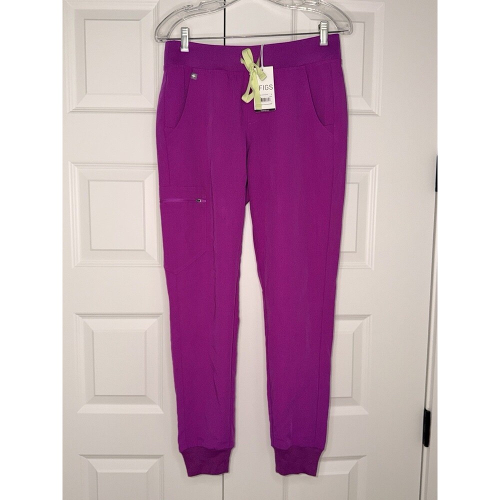 NWT Figs Zamora Joggers Scrub Pants Technical Nursing Medical Size Small -2